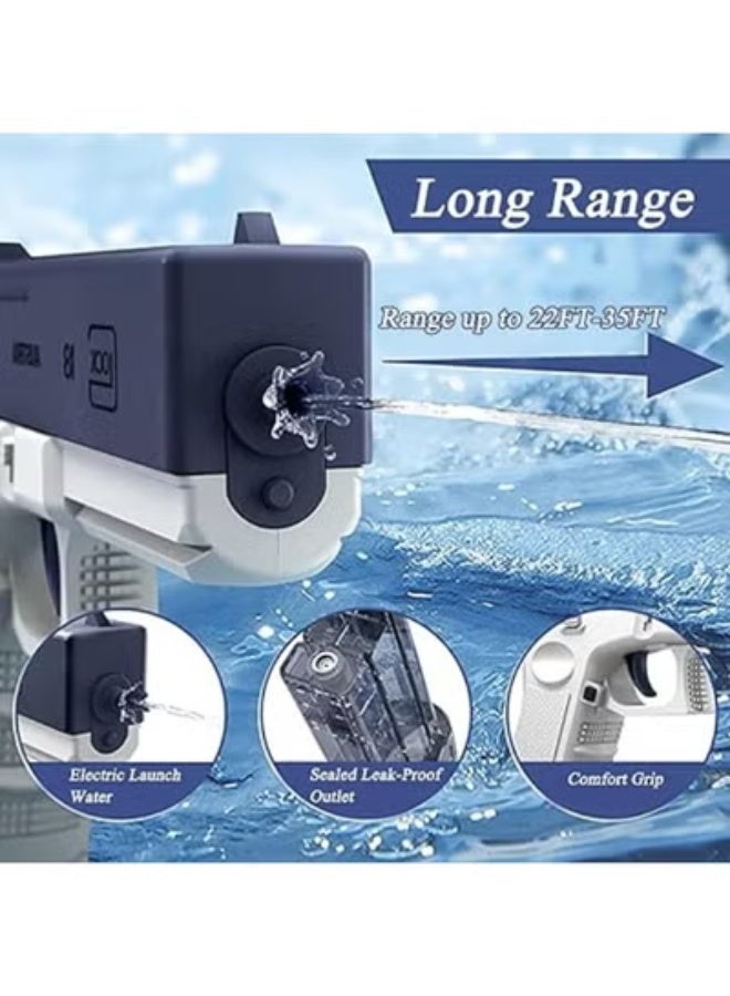 Glock Electric Water Blaster Toy with Rechargeable Battery – Automatic Water Sprayer for Kids & Family Outdoor Play (550ml) - Image 3